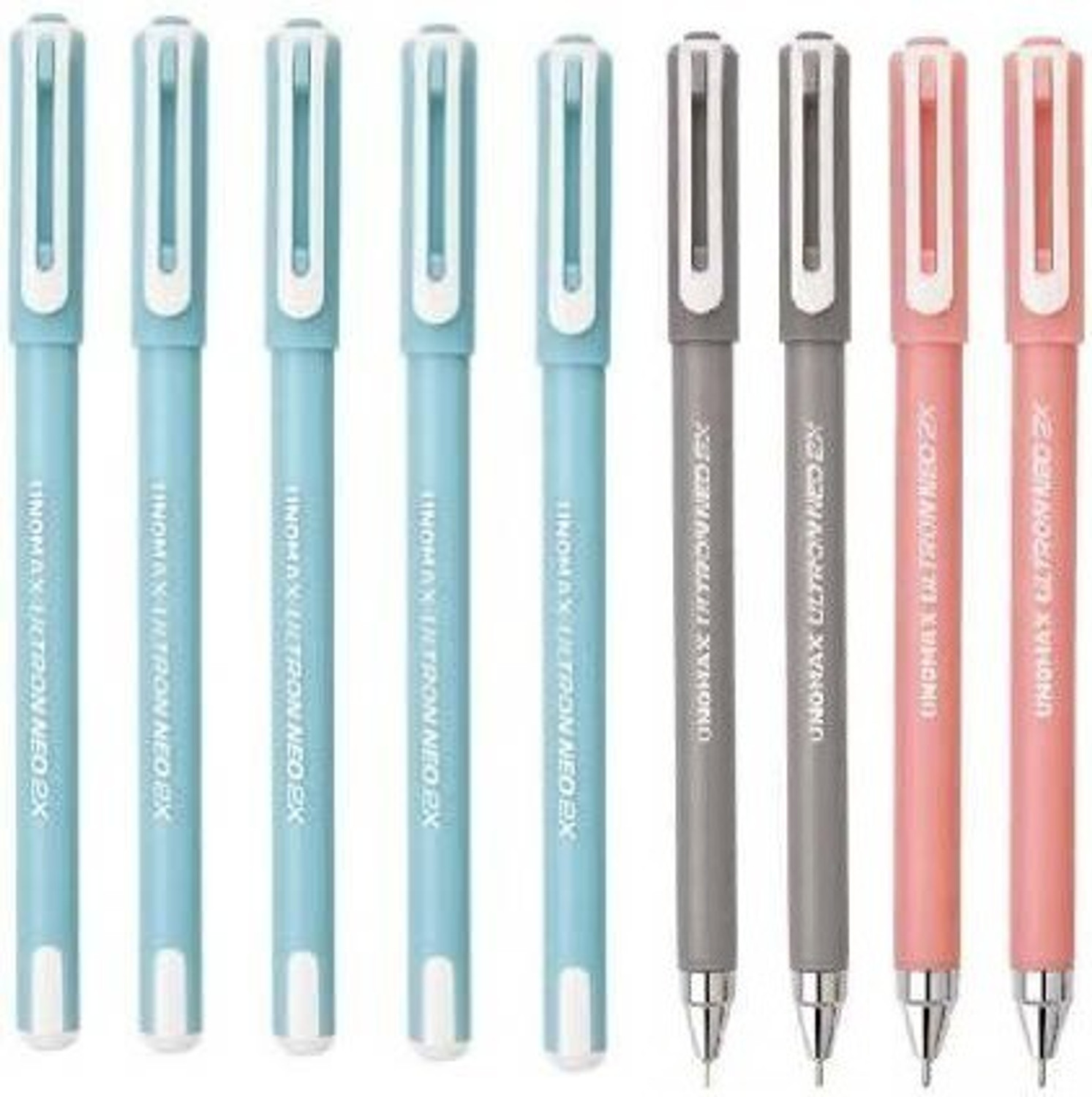 Image of UNOMAX Pack Of 10 (6Blue,2Black,2Red) Ball Pen