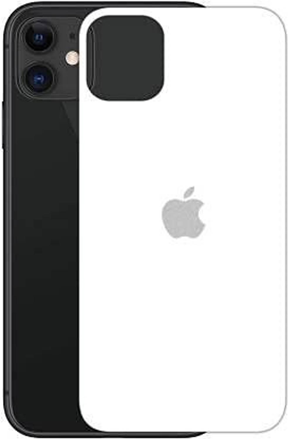 CallSmith Back Tempered Glass for Apple iPhone 12 Mini White, With Apple Logo