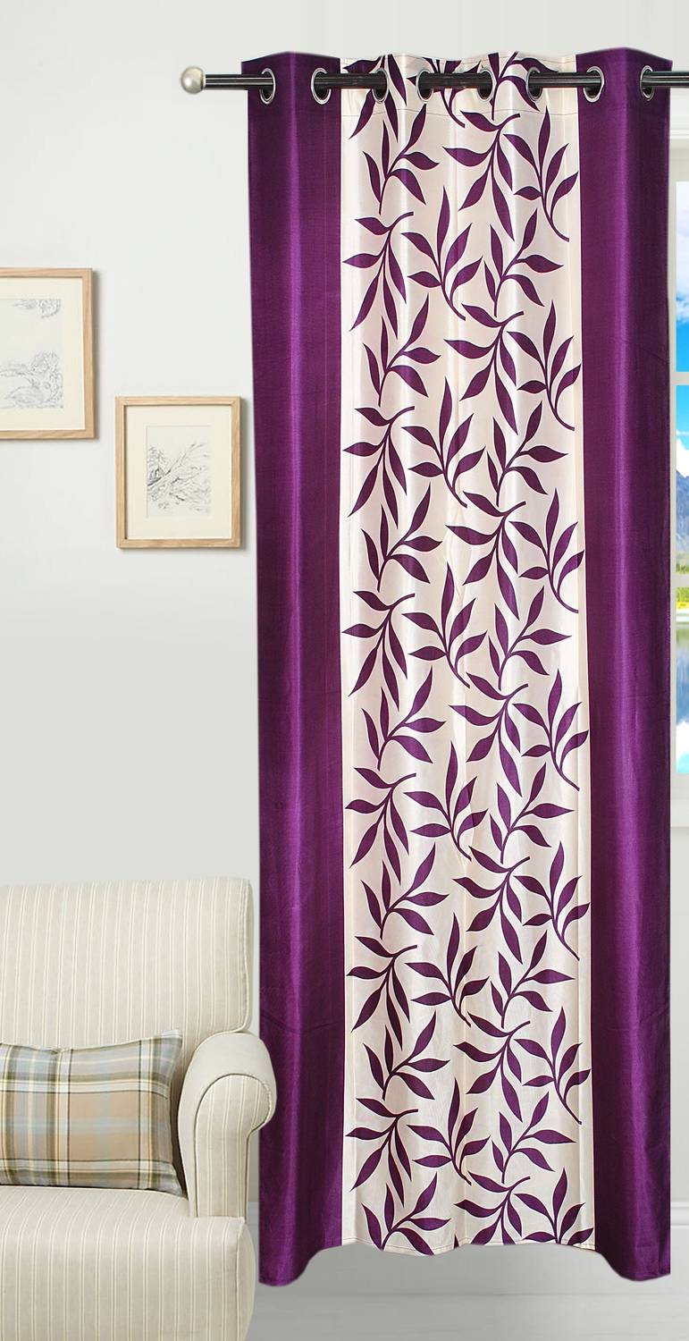 Achintya 152 cm (5 ft) Window Polyester Semi Transparent Curtain Single Curtain