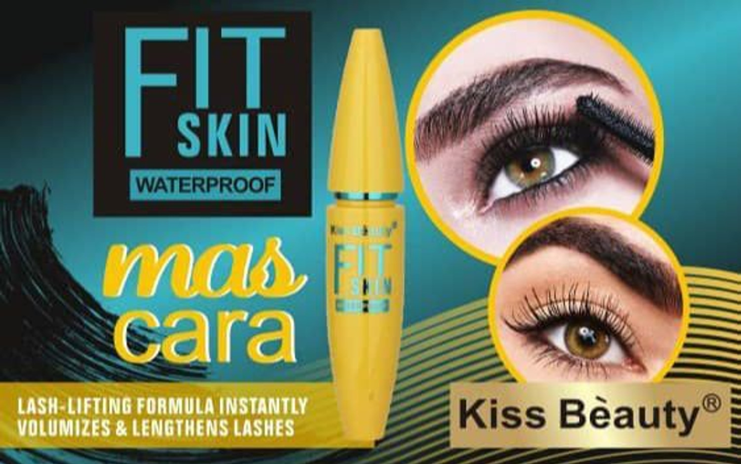 Image of Kiss Beauty FIT SKIN WATERPROOF MASCARA 12 g