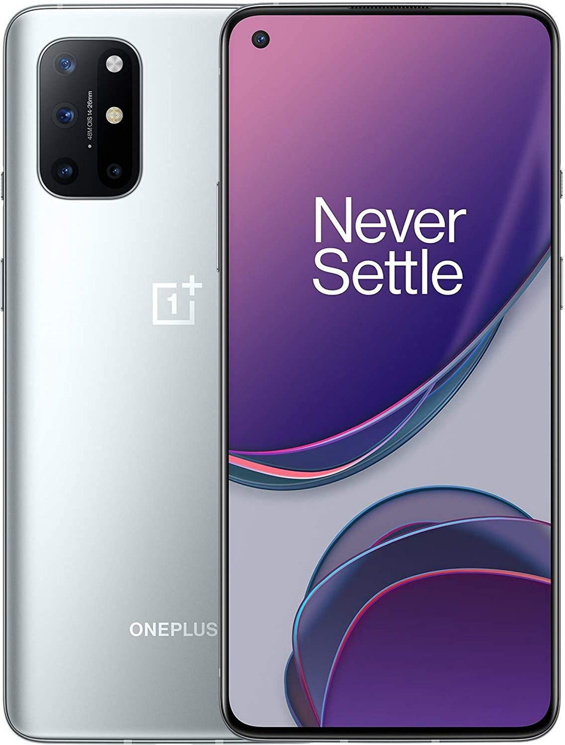 Image of OnePlus 8T 5G (Lunar Silver, 256 GB)