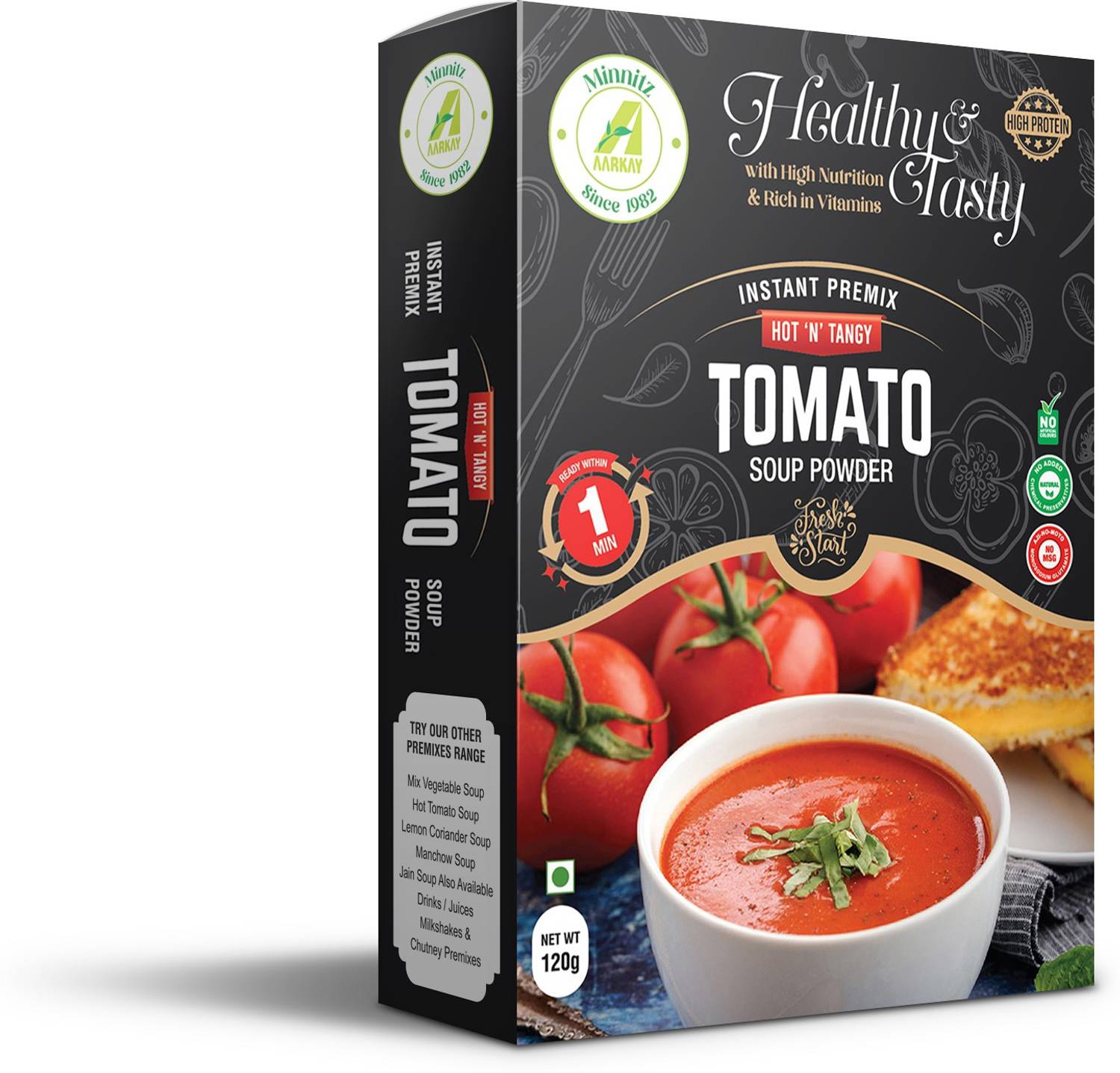 AARKAY Minnitz Instant Tomato Soup 480 G