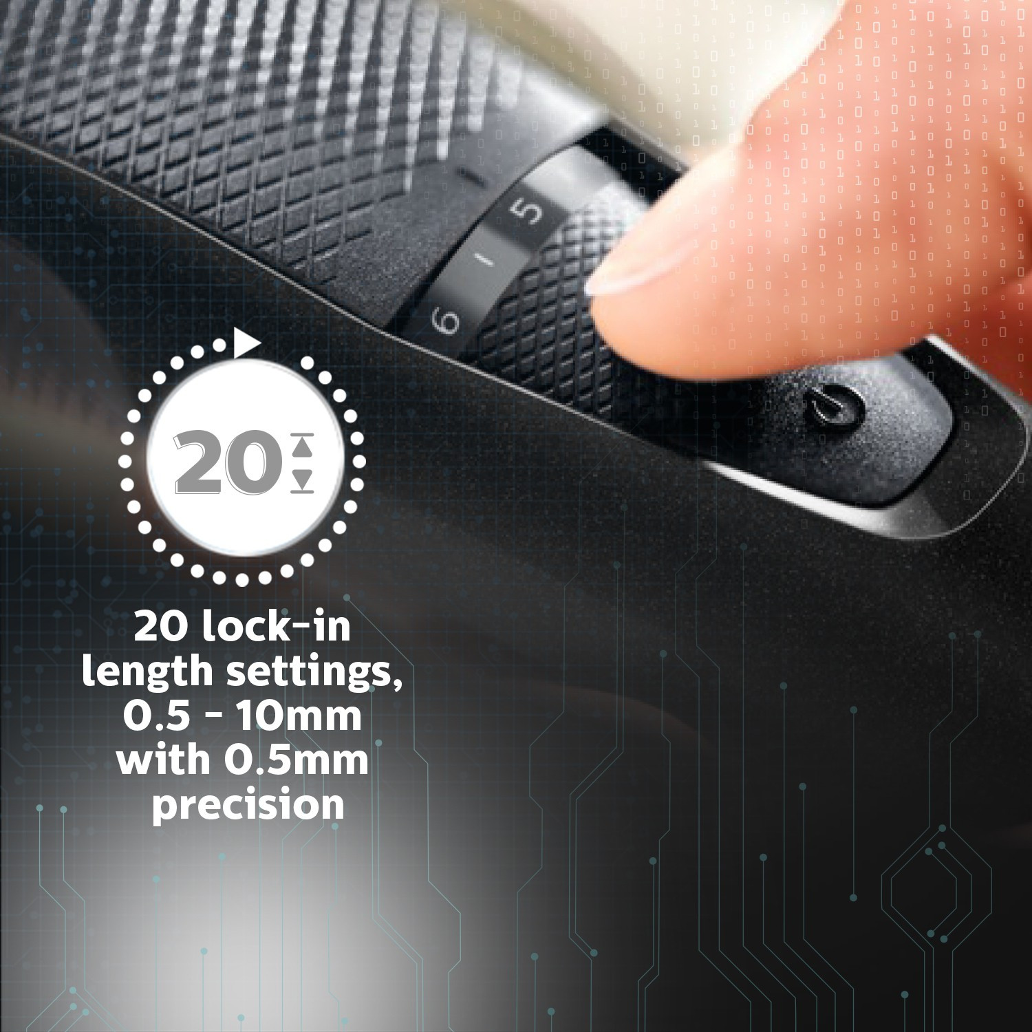 Image of PHILIPS BT3241 /15 Trimmer 90 min Runtime 20 Length Settings