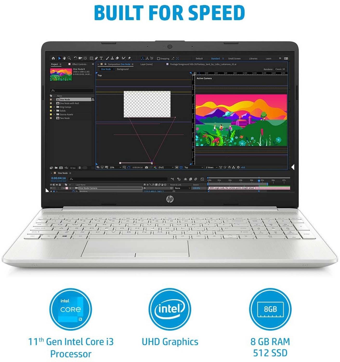 HP 15s Intel Core i3 11th Gen 1125G4 - (8 GB/512 GB SSD/Windows 11