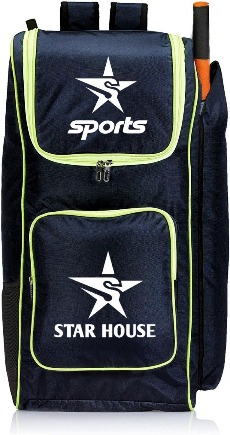 Image of Star House Dashing Look Black & Green Combination Color Cricket Kit Bag