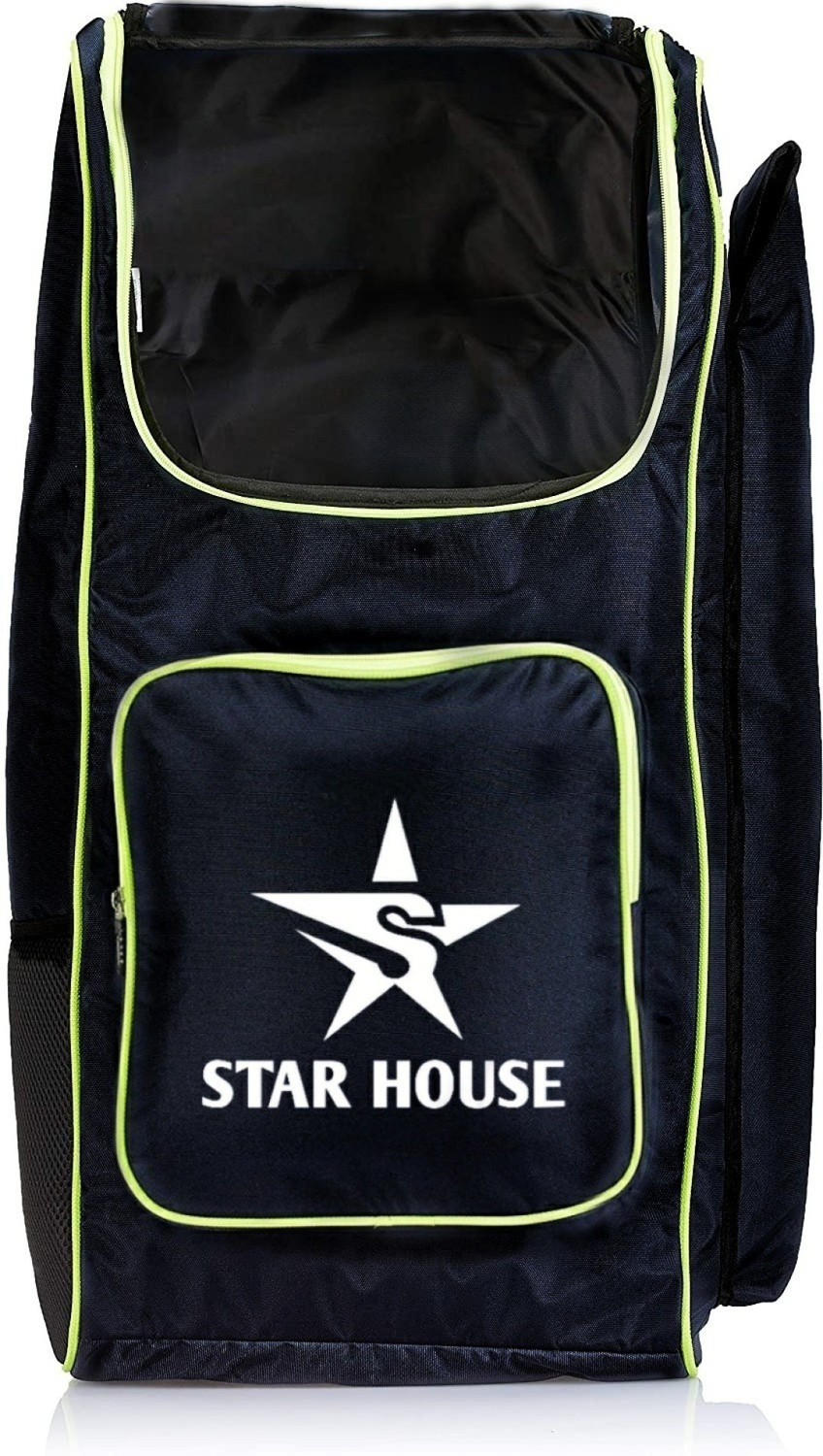 Image of Star House Dashing Look Black & Green Combination Color Cricket Kit Bag