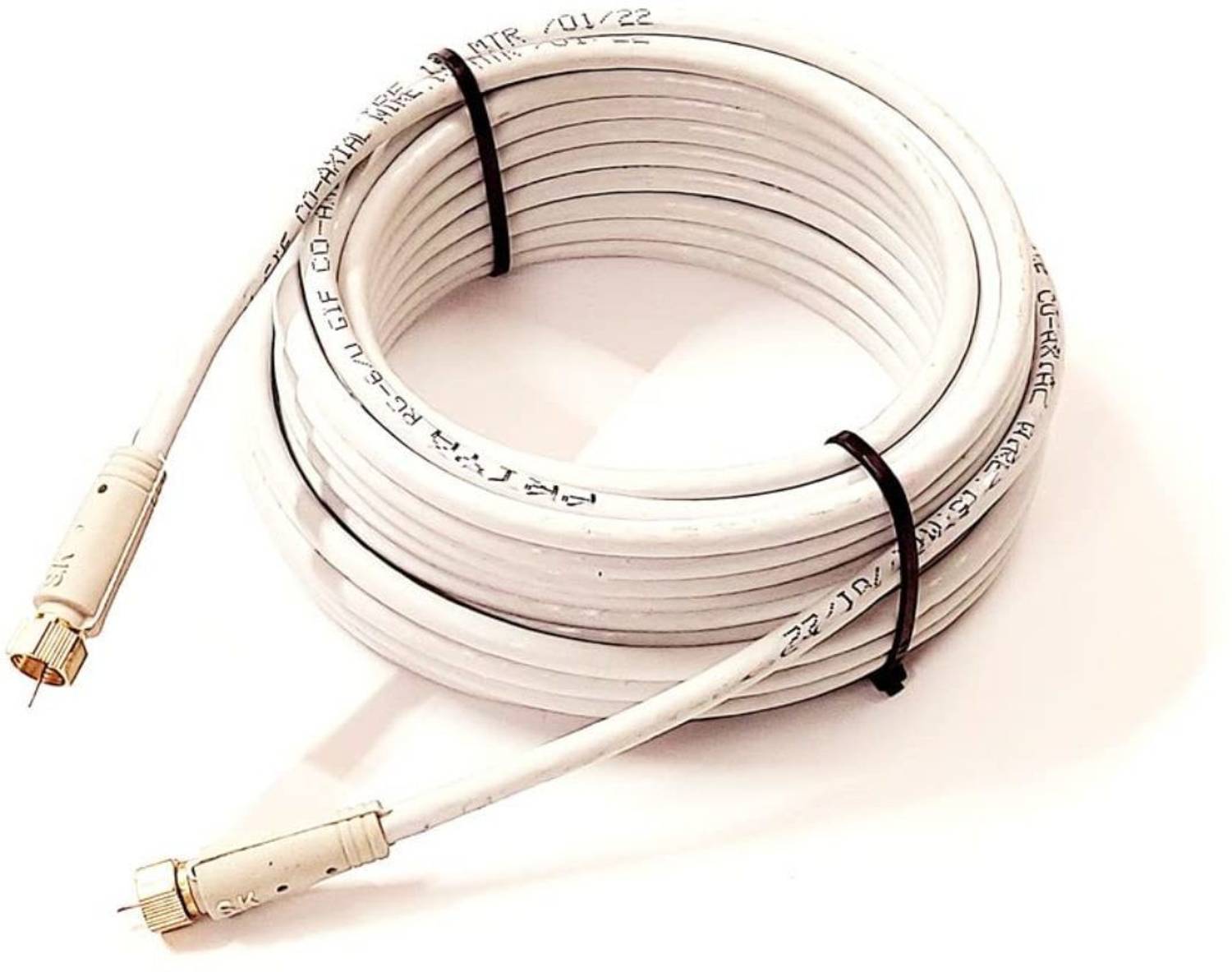 ERHIndia TV-out Cable (15 Meter) Digital Coaxial Cable Wire RG59 Coaxial Cable Wire RG-6 Cable