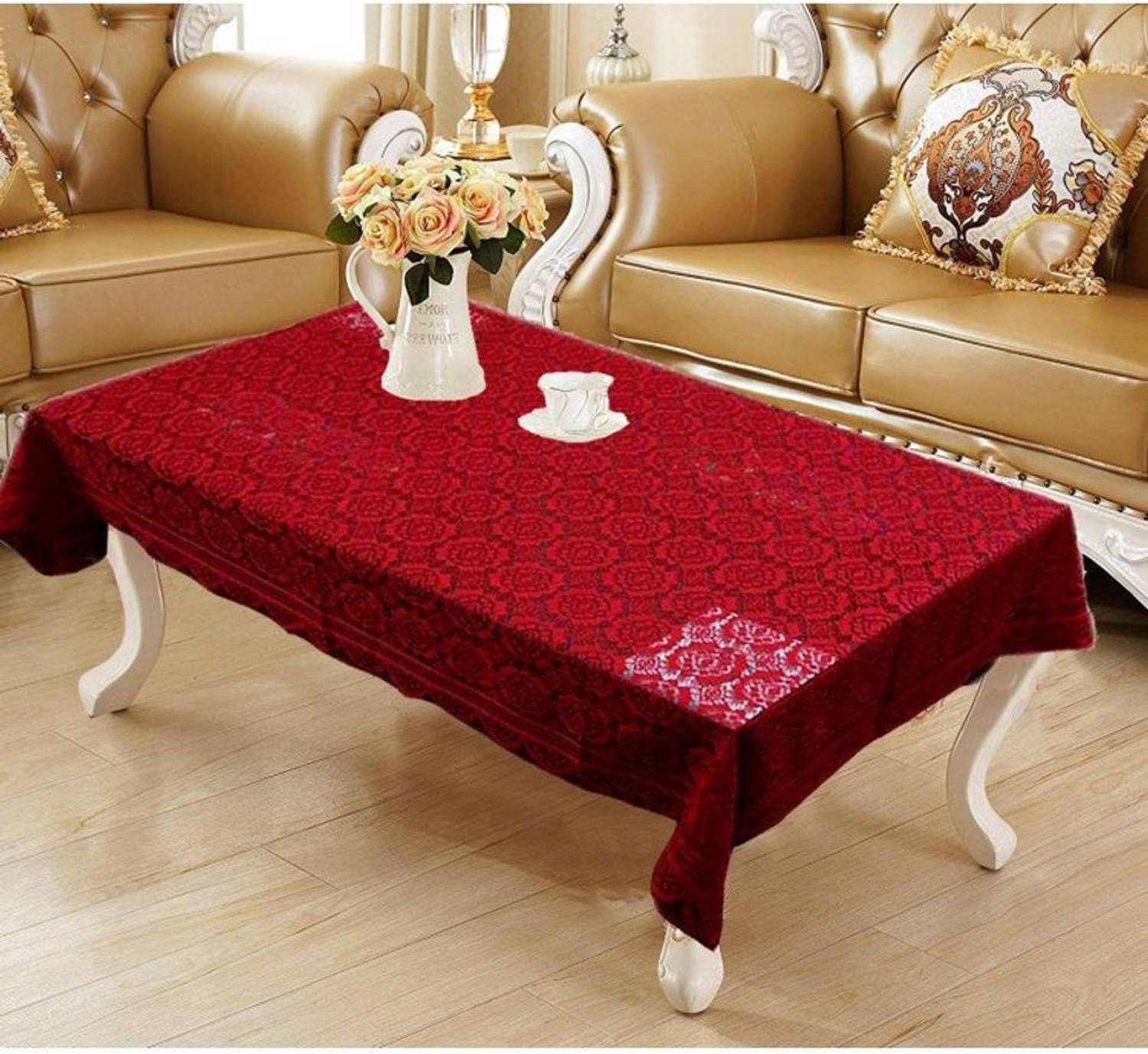 Ashik Cloth House Cotton 4 Seater Printed Table Cover