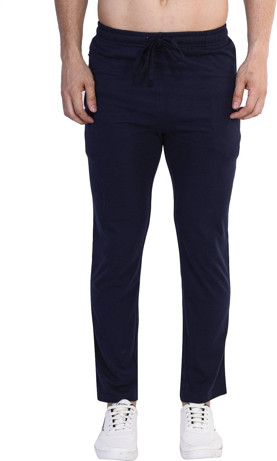 Boscage with device Solid Men Dark Blue Track Pants