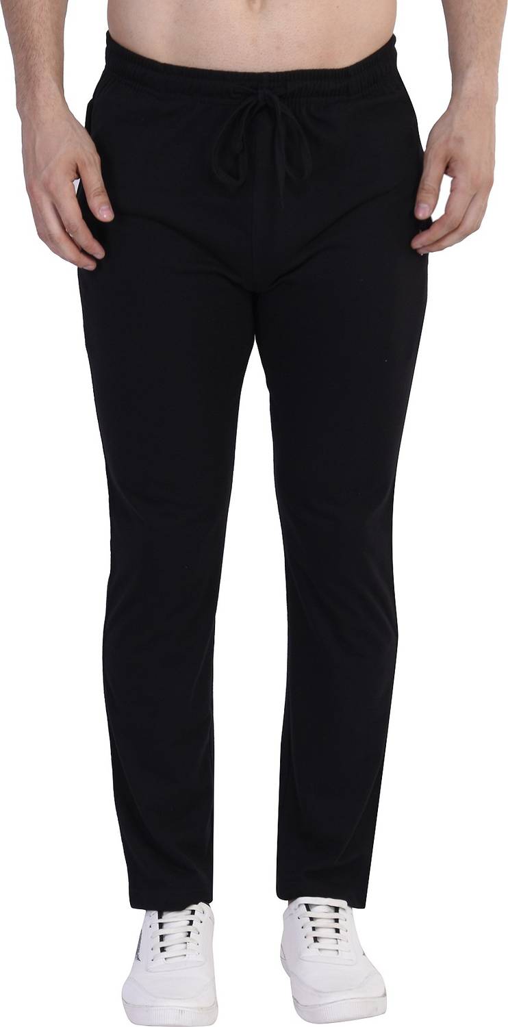 Boscage with device Solid Men Black Track Pants