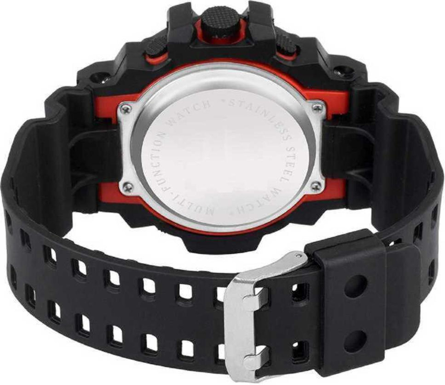 Image of blutech New Gen Black S-Shock Black Sports Water Resistant Digital Watch Digital Watch - For Boys