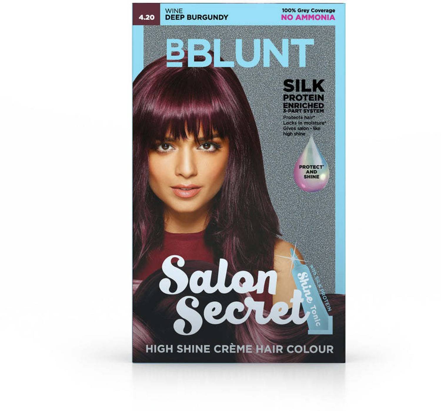 BBlunt Hair Color Burgundy , Burgundy