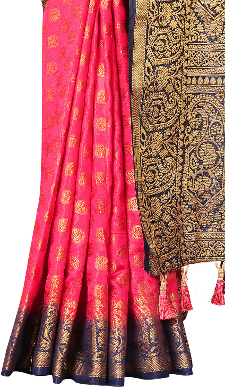 Image of Shopwell Woven Banarasi Cotton Silk Saree