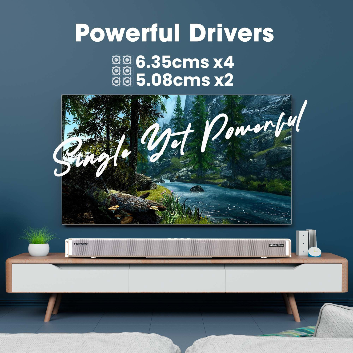 Image of ZEBRONICS Zeb- Juke Bar 3850 Pro Dolby Atmos 170 W Bluetooth Soundbar