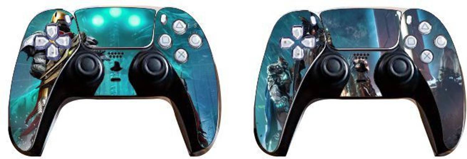 A1GRAPHIX Skin for Ps5 Controller, 2pcs Whole Body Vinyl Decal Cover Sticker C5 Gaming Accessory Kit