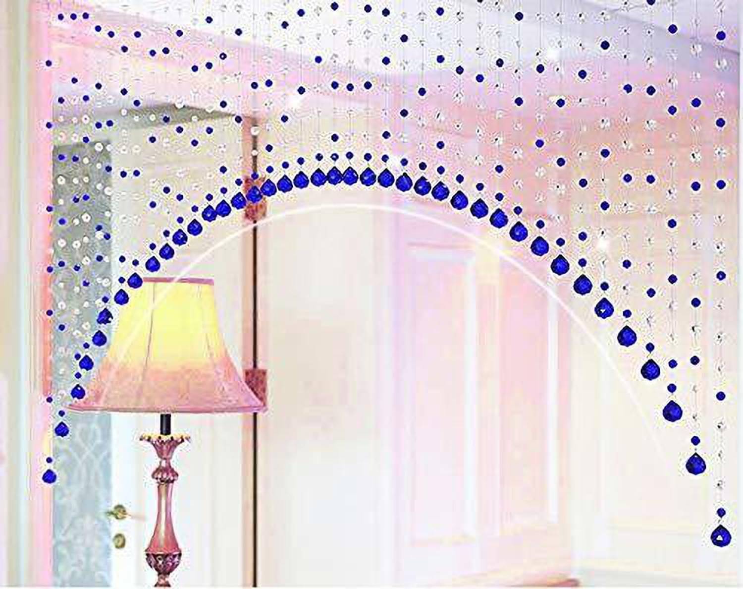 ActiveSales 90 cm (3 ft) Door PVC Semi Transparent Curtain (Pack Of 15)