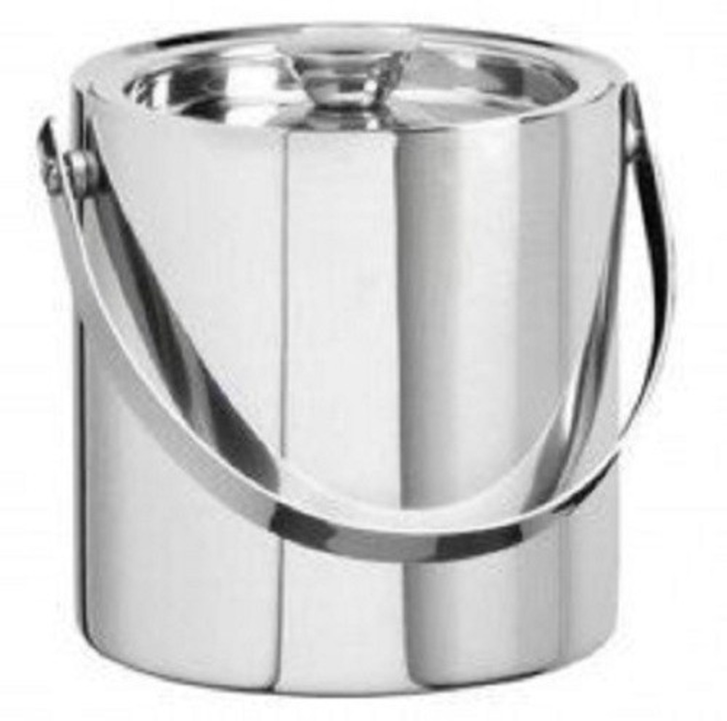 Image of finality 1.5 L Steel Stainless Steel Ice Bucket With Scoop Silver Ice Bucket