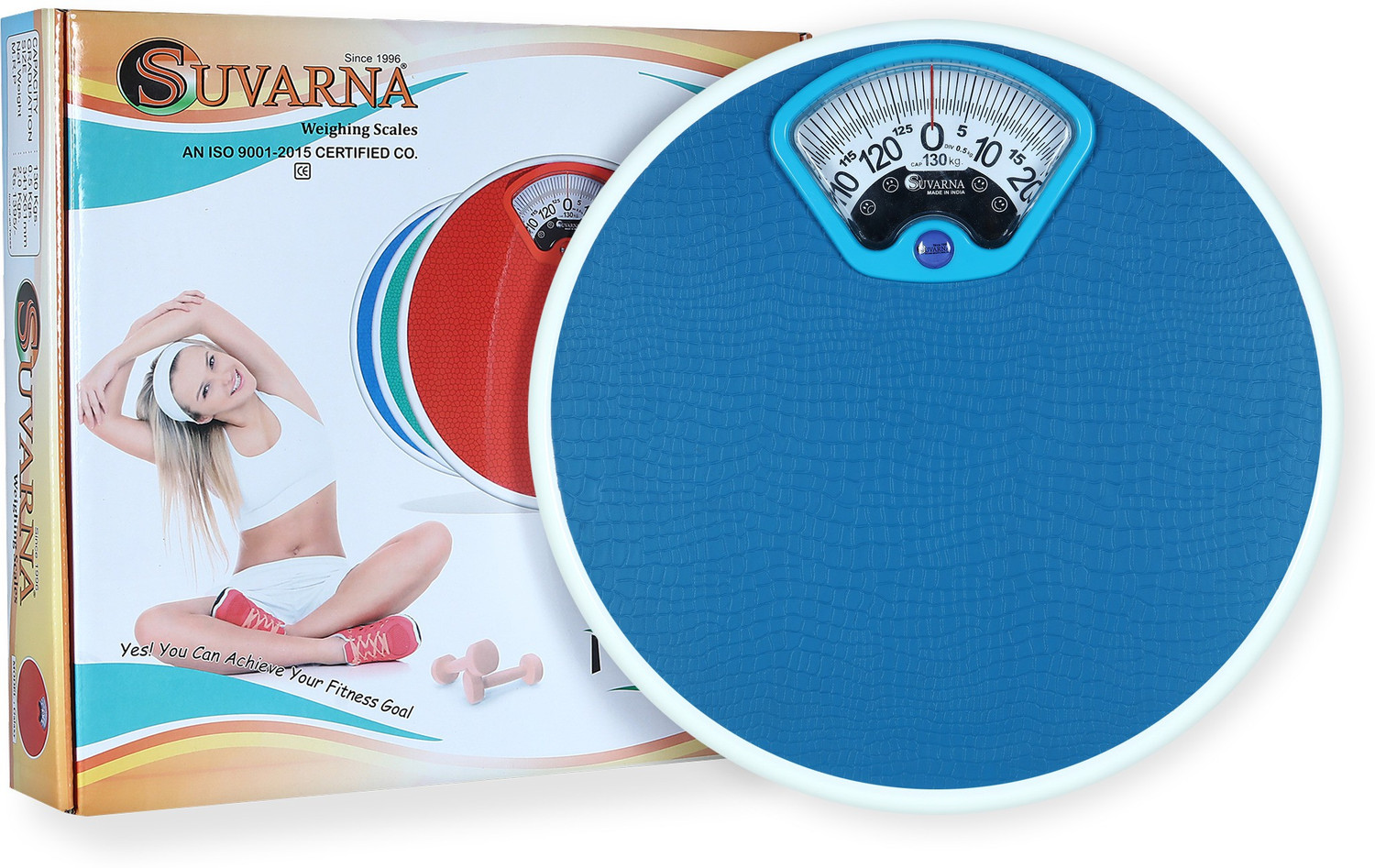 Image of SUVARNA HEAVY DUTY , ROUND SHAPE, 130 KG CAPACITY Weighing Scale