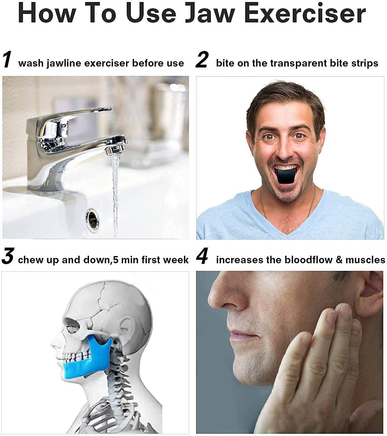 Image of SGMSC Jawline Exerciser For Men And Women Easy To Use Face Chin Mouth Exerciser Jawline Exerciser For Men And Women Easy To Use Face Chin Mouth Exerciser Massager