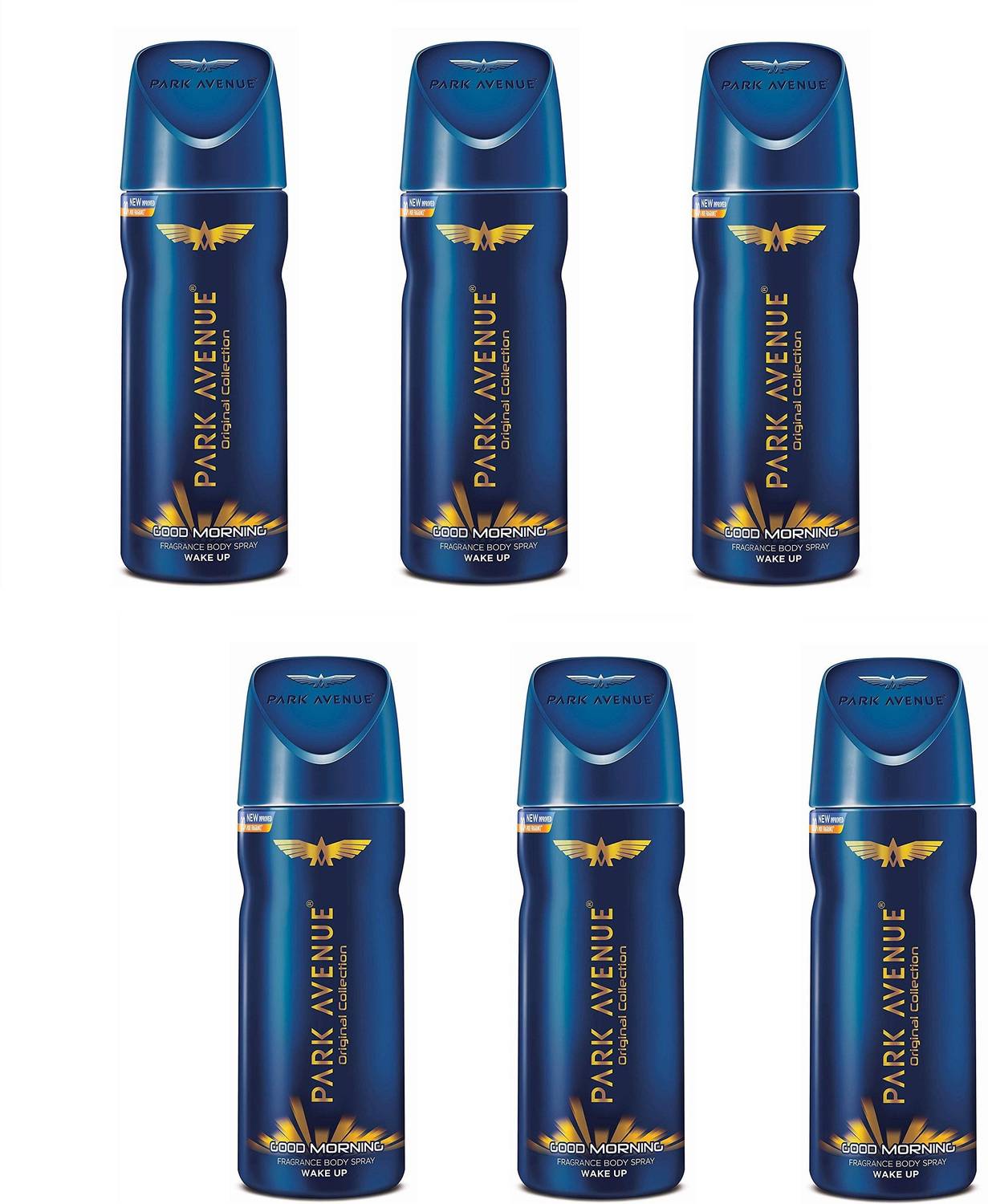 PARK AVENUE Good Morning Pocket Deodorant 40ML Each (Pack of 6) D