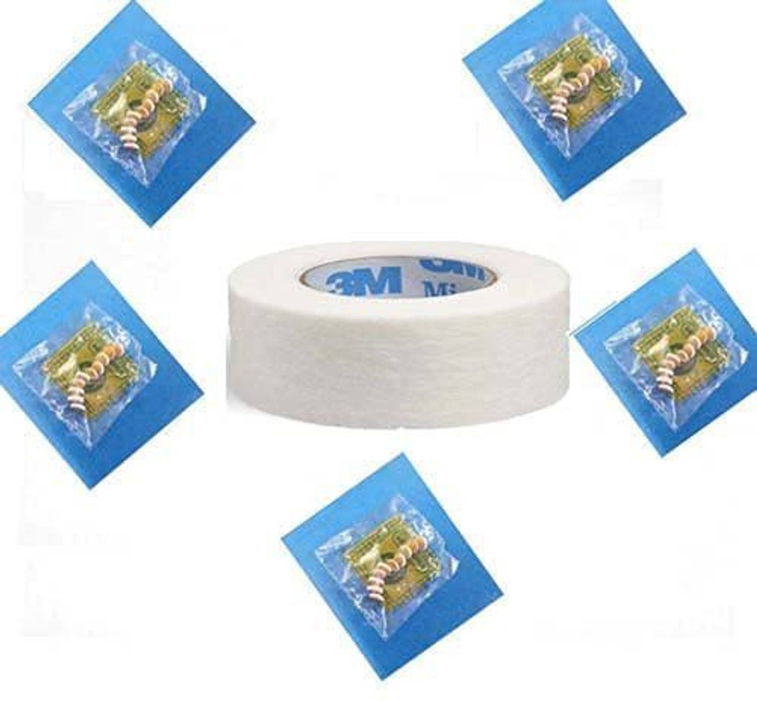 Acs 9075 Sujok Byol Acupressure Magnet Medium Yellow & White - Half Inch Tape Massager