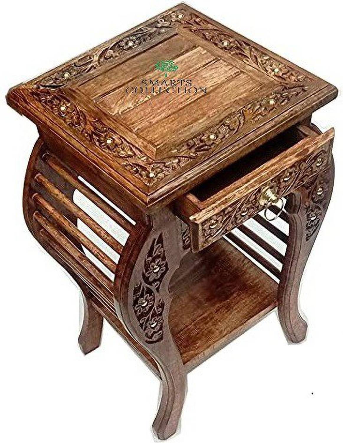 Smarts collection Bedside Table/Night Stand with Drawer/Corner Ta