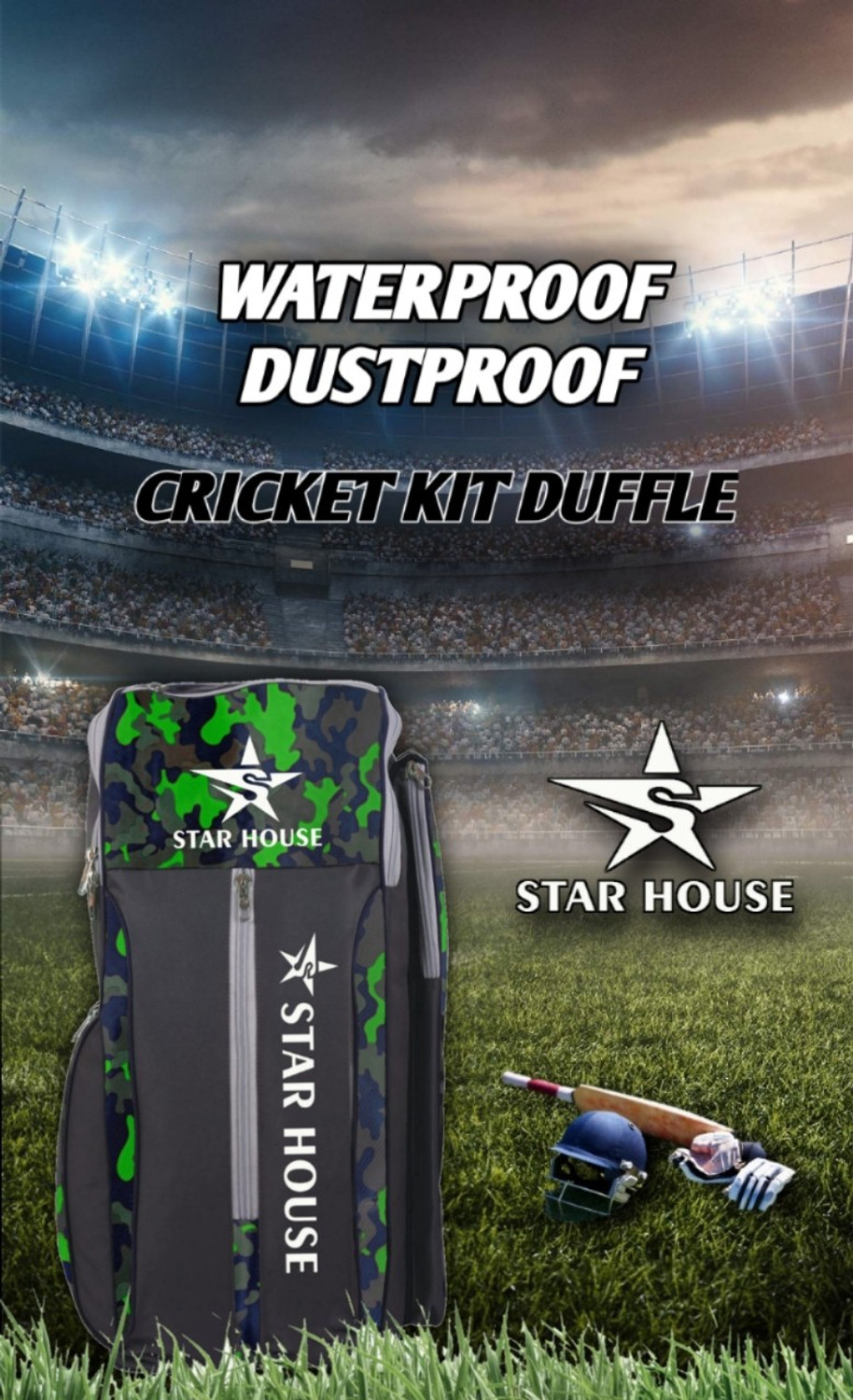Image of Star House Cricket Kit Duffle