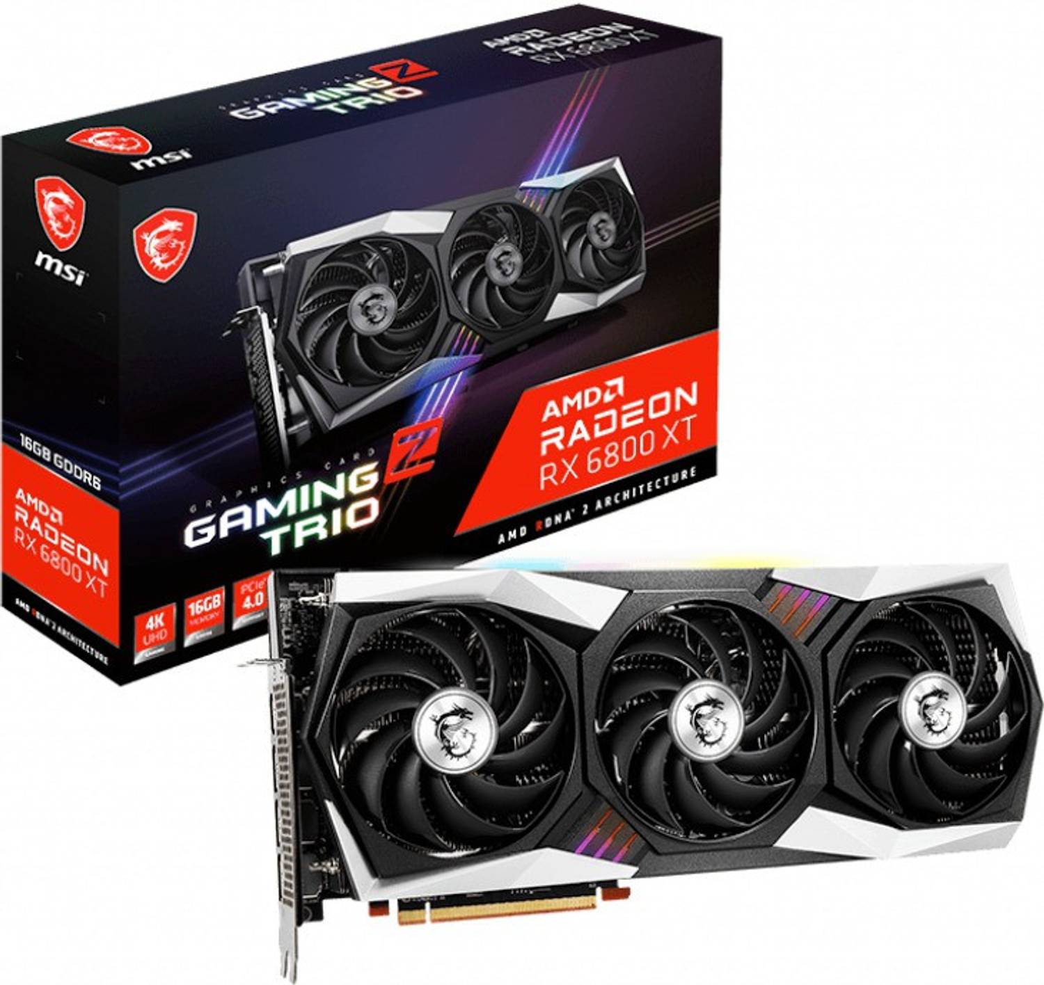 MSI Radeon RX 6800 XT GAMING Z TRIO 16G GDDR6 16 GB AMD Radeon