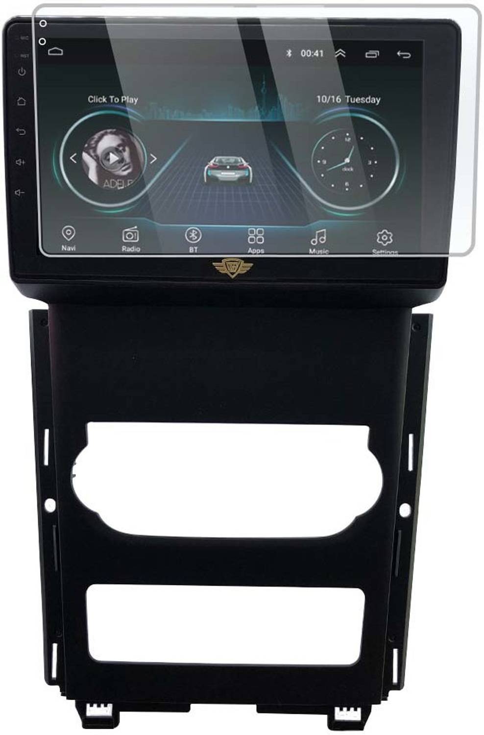 ATEEN Screen Guard for 9 inch Screen guard/Touch Screen Guard/Screen Protector Display Monitor Glass for Mahindra XUV-500 Double DIN Car Android Music System[For After Market Car Stereo]
