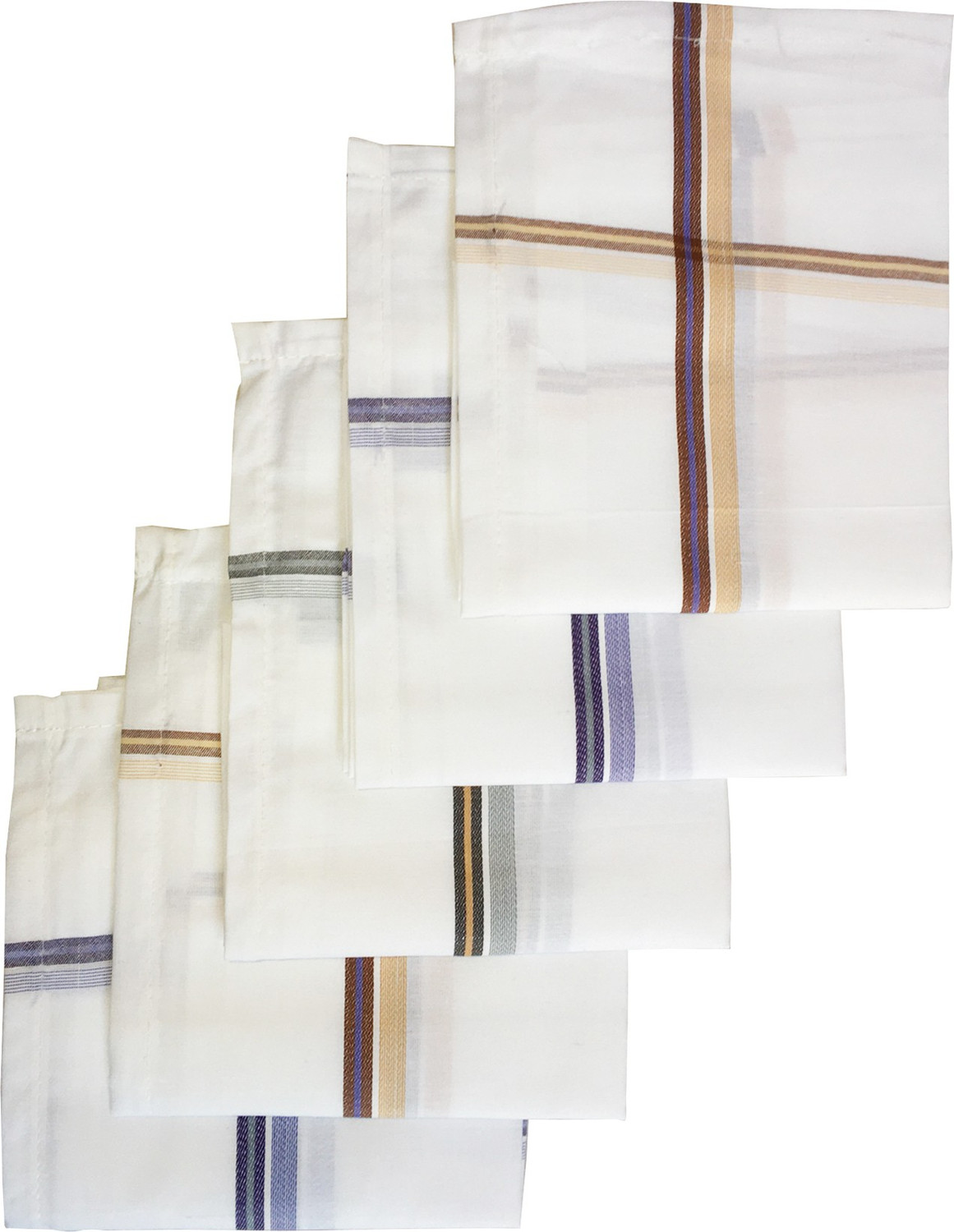 Image of CAPADA NEW GENT'S CASUAL PURE COTTON [ inchWhite inch] Handkerchief