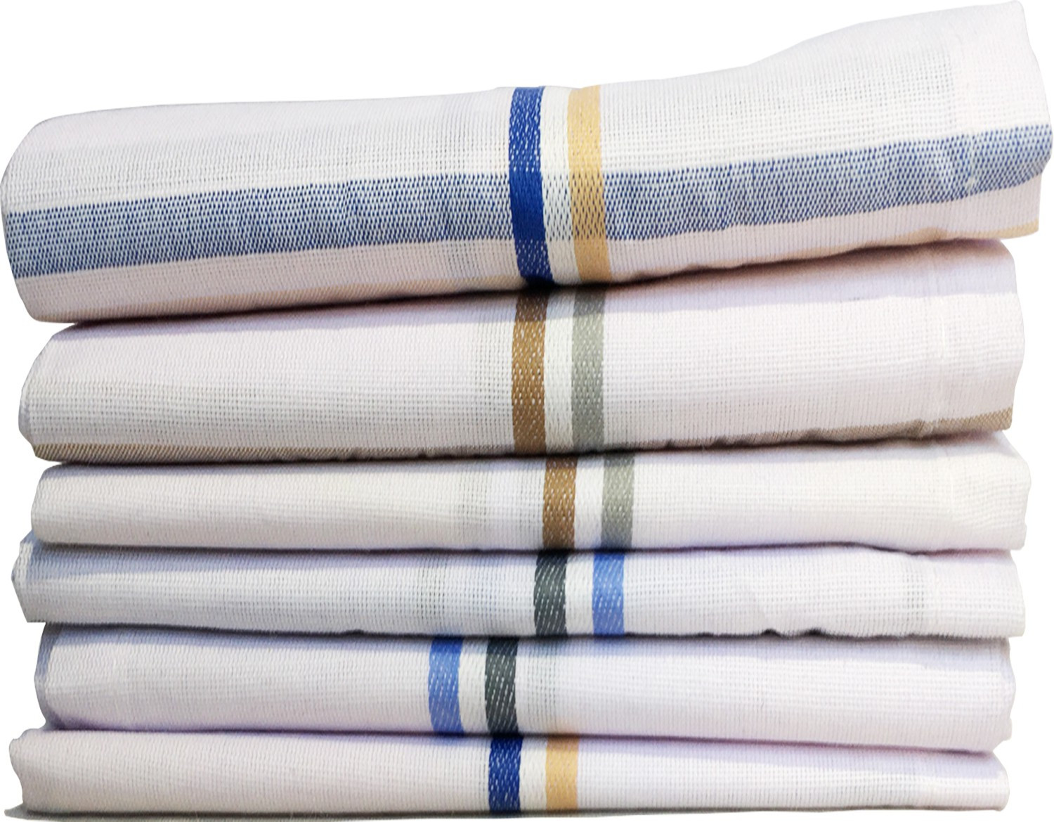 Image of CAPADA NEW GENT'S CASUAL PURE COTTON [ inchWhite inch] Handkerchief