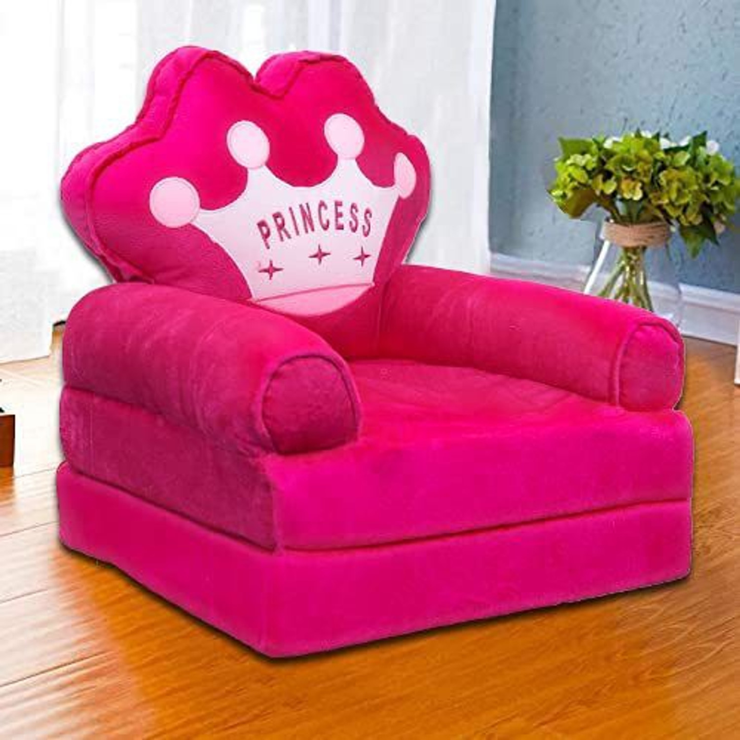 Image of BLENZZA DECO Baby Fold able Sofa Cum Bed 0 to 2 Years Fabric Sofa