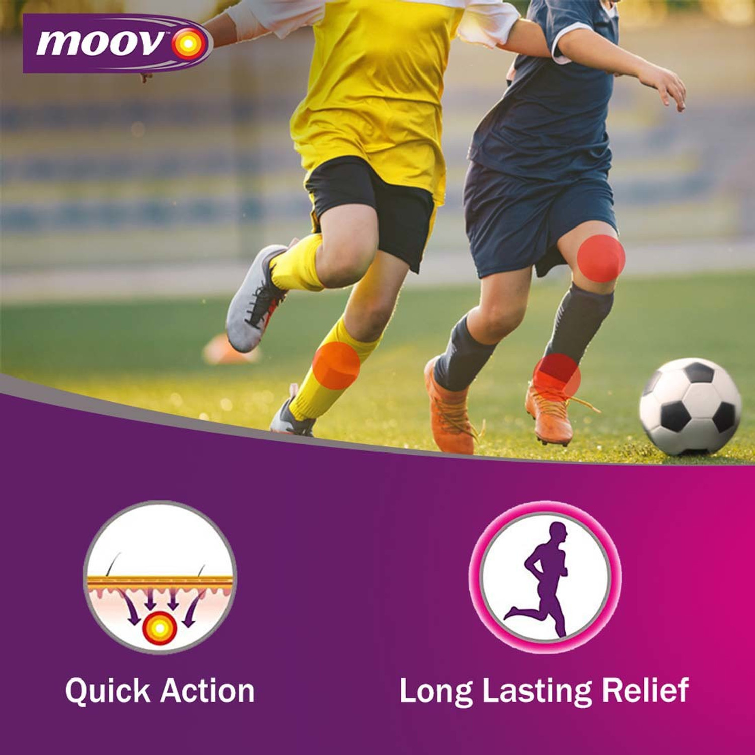 Image of MOOV Fast Pain Relief,Body, Joints, Ortho like Medicine, Ointment, Balm for Men Women Cream