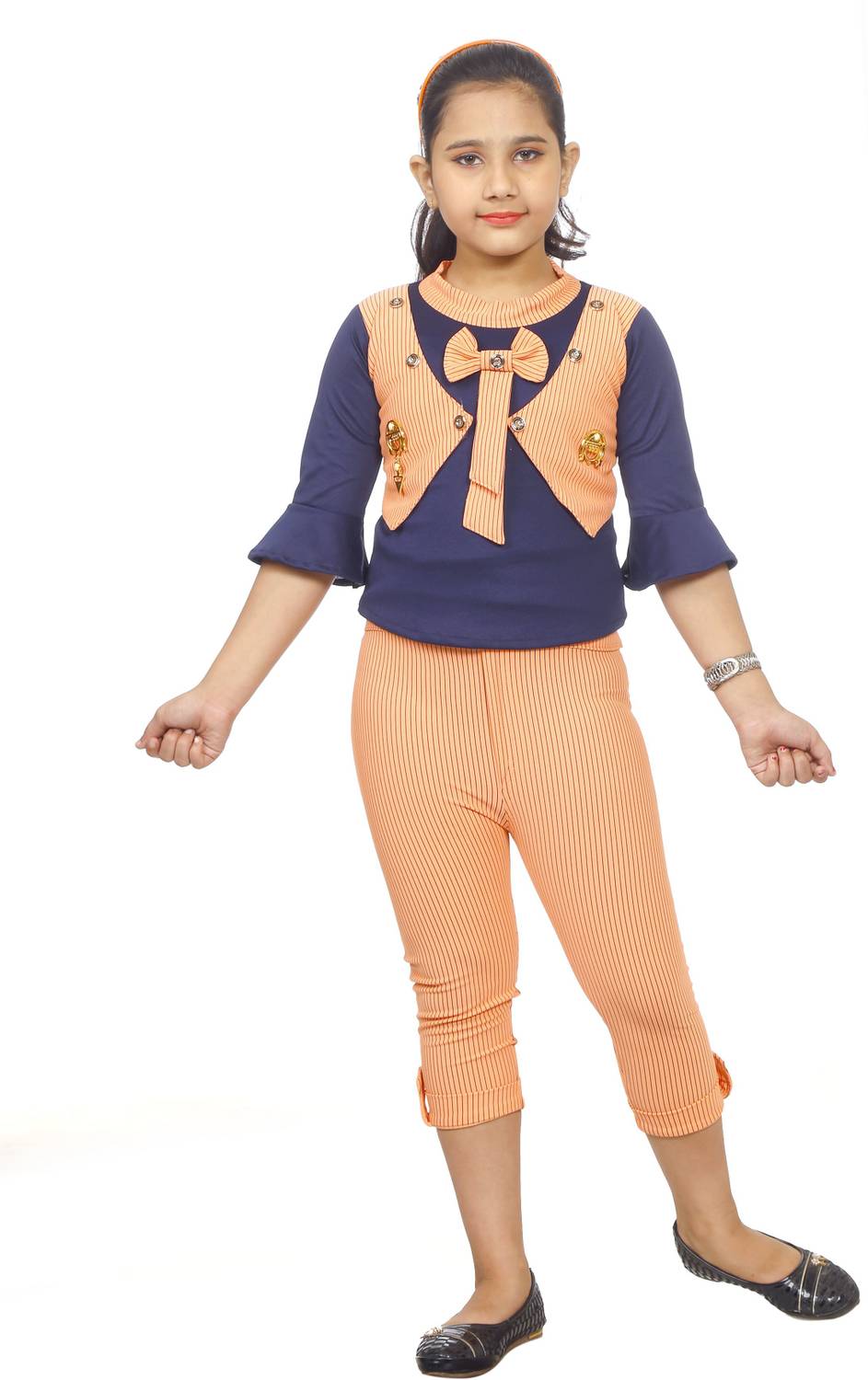 ADITI FAB Girls Casual Top Capri