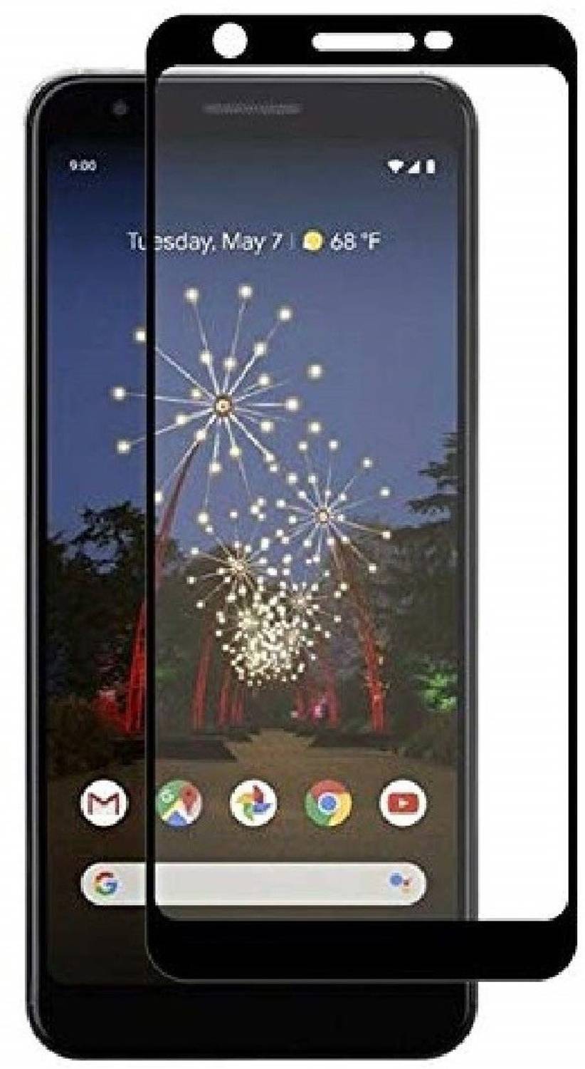 welldesign Edge To Edge Tempered Glass for Google Pixel 3a, Pixel 3a