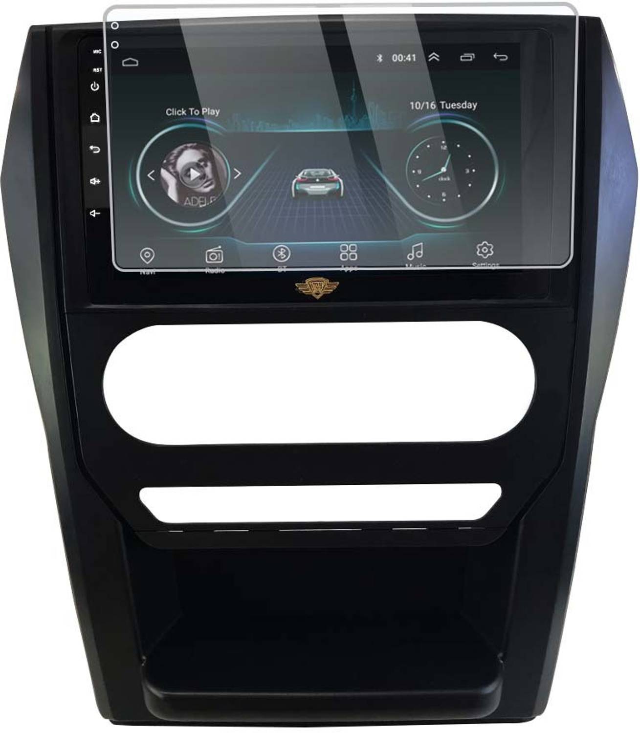 ATEEN Screen Guard for 9 inch Screen Guard/Touch Screen Guard/Screen Protector Display Monitor Glass for Mahindra Scorpio Auto AC Double DIN Car Android Music System[for After Market Car Stereo]