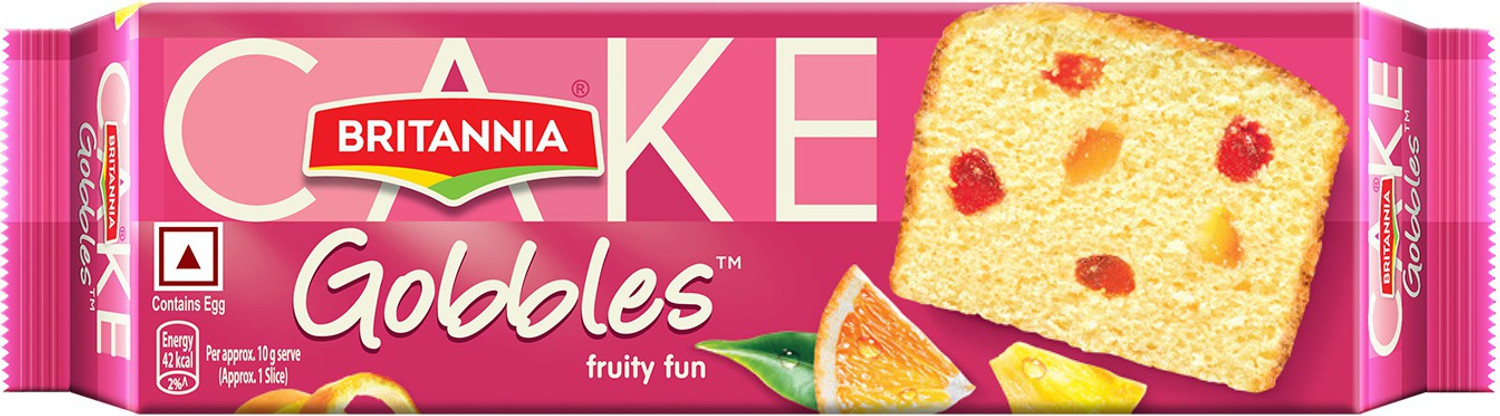 Image of BRITANNIA Gobbles Fruity Fun Cake