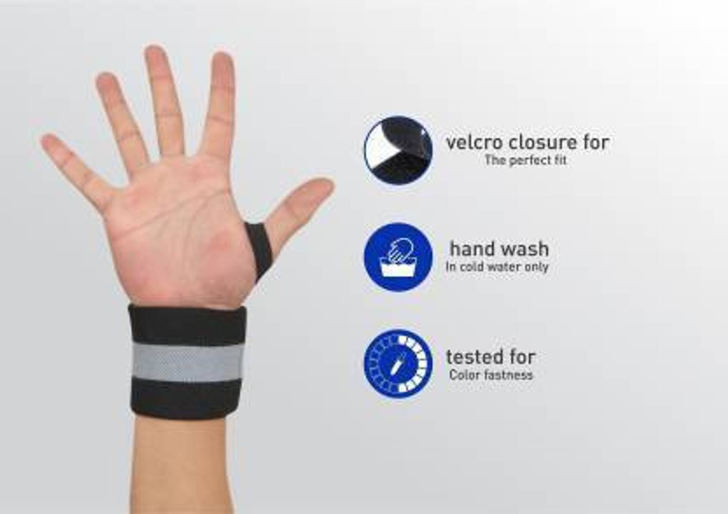 ahsa Professional Wrist Wrap Band , Wrist Strap For Gym and Fitness Wrist Support