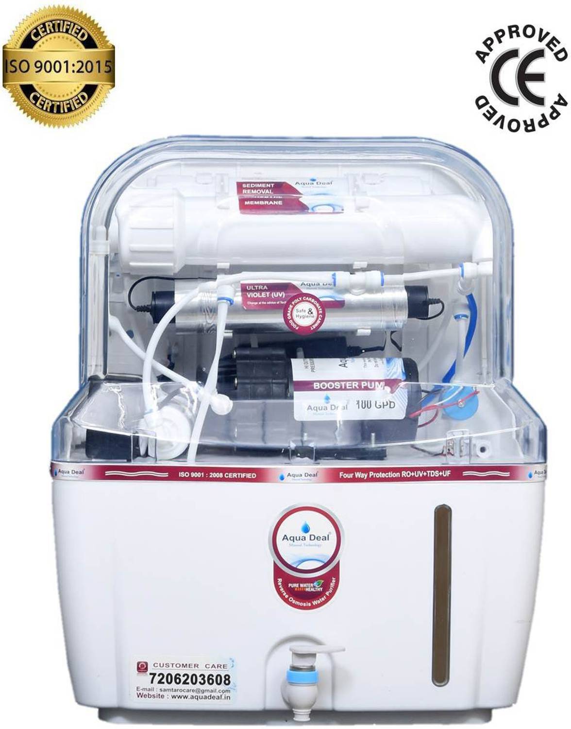 aquadeal Aquagrand 15 L RO + UV + UF Water Purifier