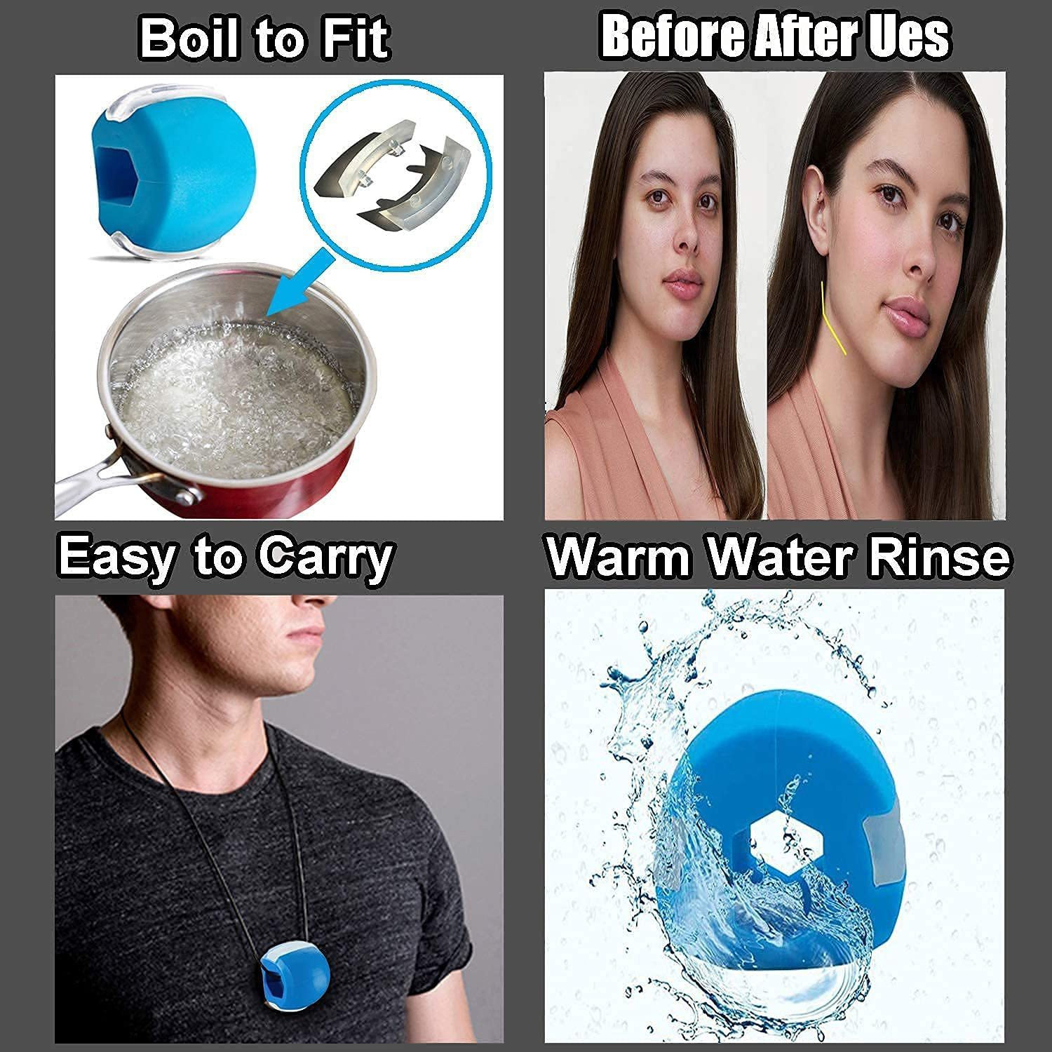 Image of SGMSC Jawline Exerciser For Men And Women Easy To Use Face Chin Mouth Exerciser Jawline Exerciser For Men And Women Easy To Use Face Chin Mouth Exerciser Massager