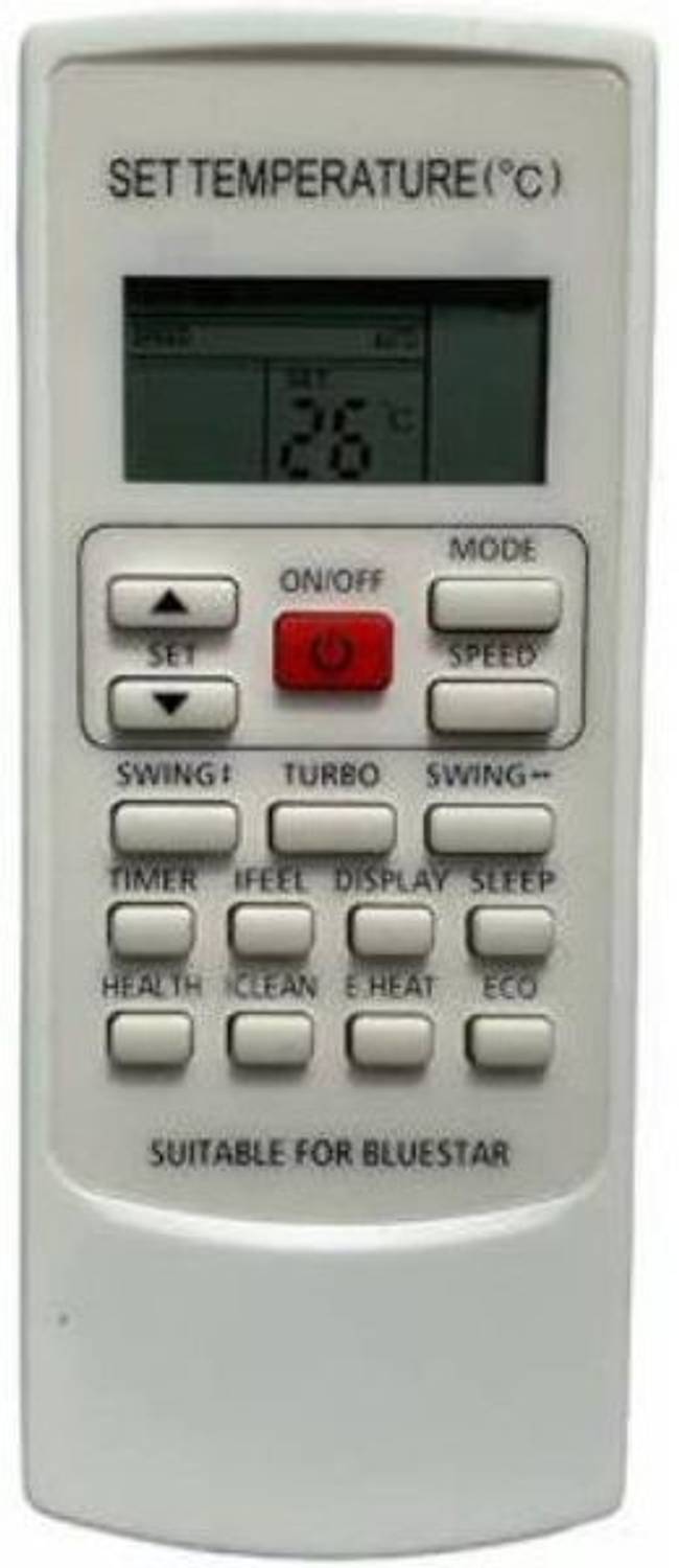 BLIKSEM LE275 BLUE STAR FOR Split AC /Window AC Please Match The OLD Image Remote Controller