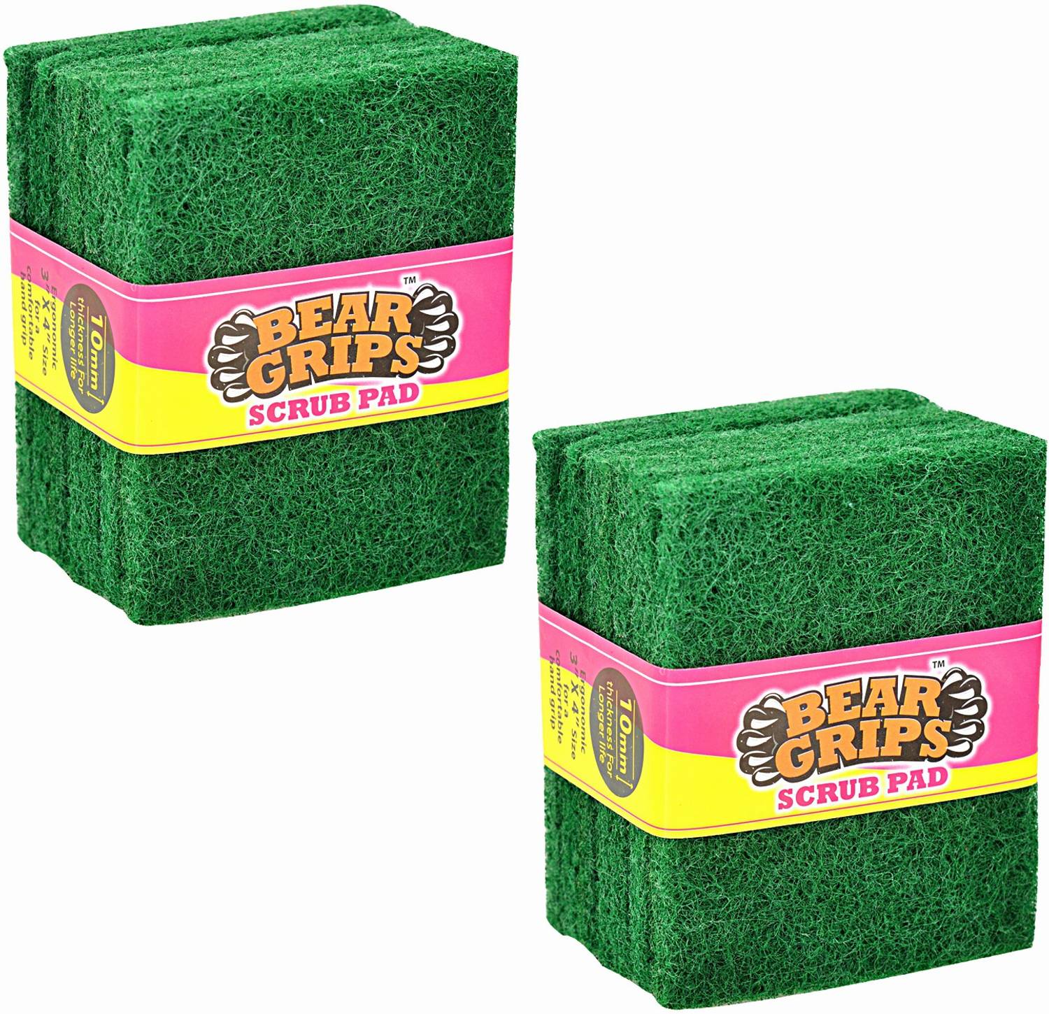 Bear Grips Scrub pad for dish Cleaning in Kitchen Scratch proof Scrubber Scrub Pad — Cleaning Tools