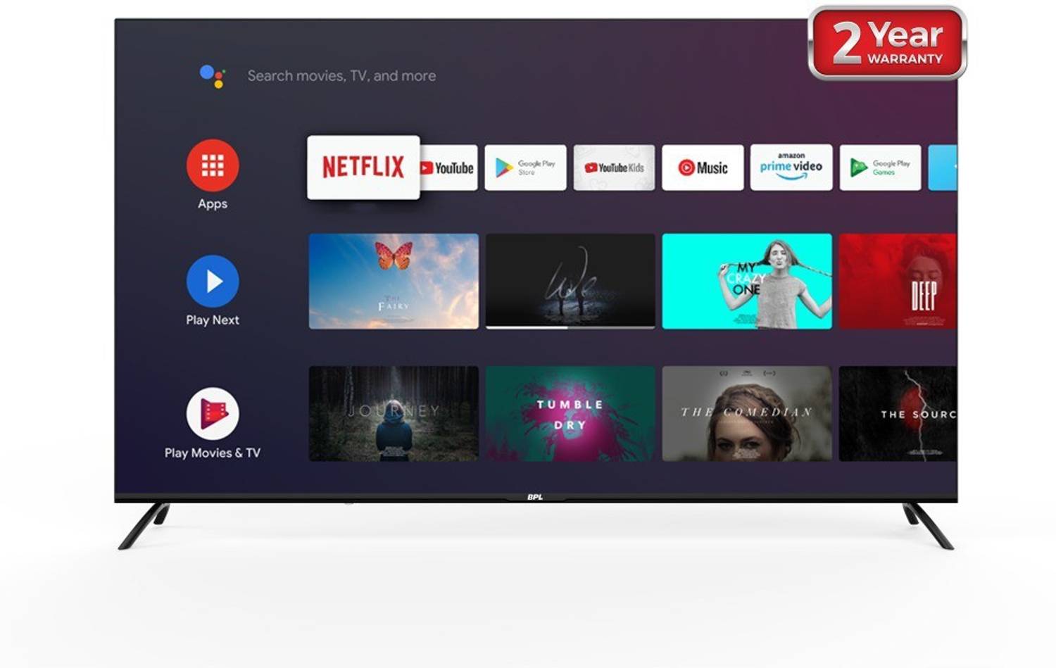 BPL 165 cm (65 inch) Ultra HD (4K) LED Smart Android TV (65U-A431