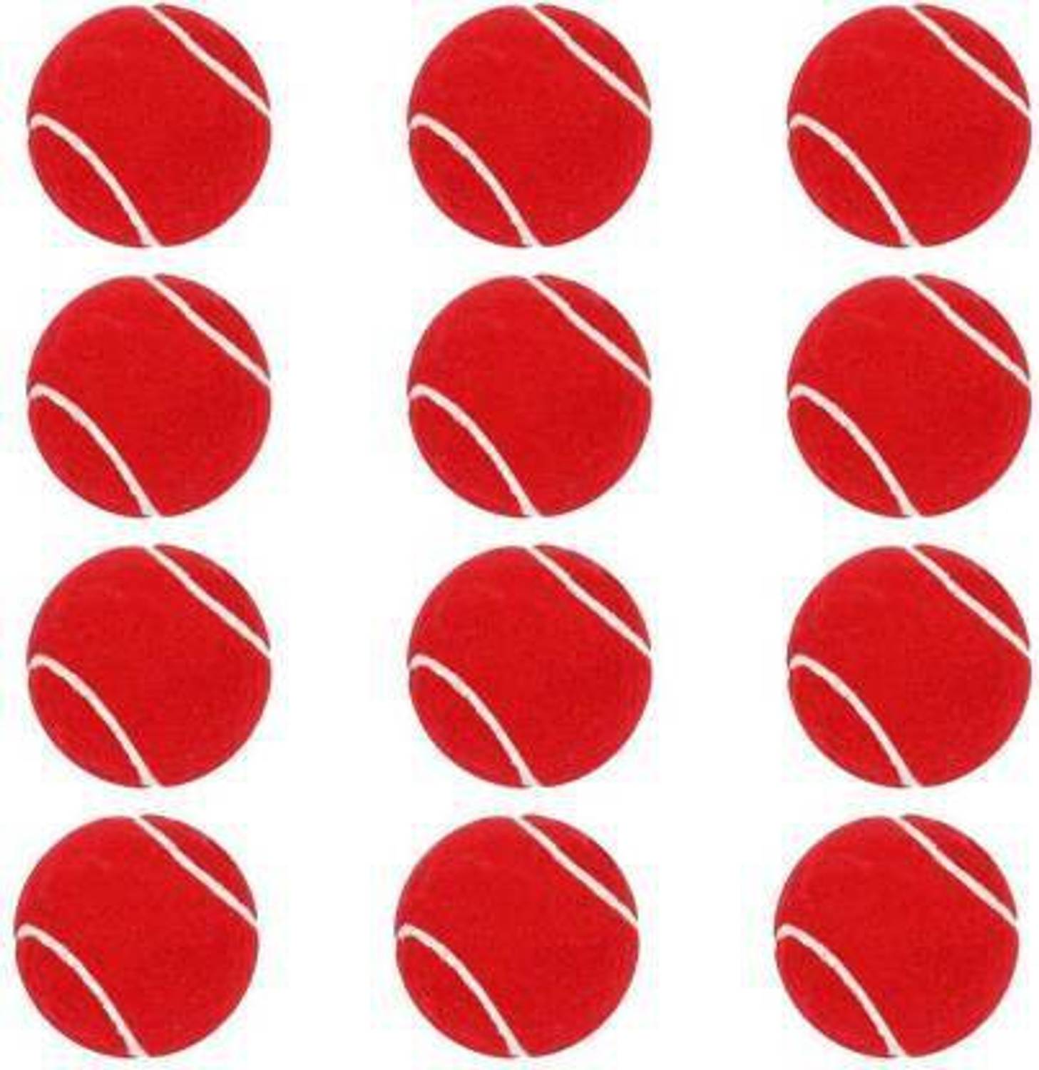AQUILA Premium quality Red Tennis Balls set of 12 Tennis Ball