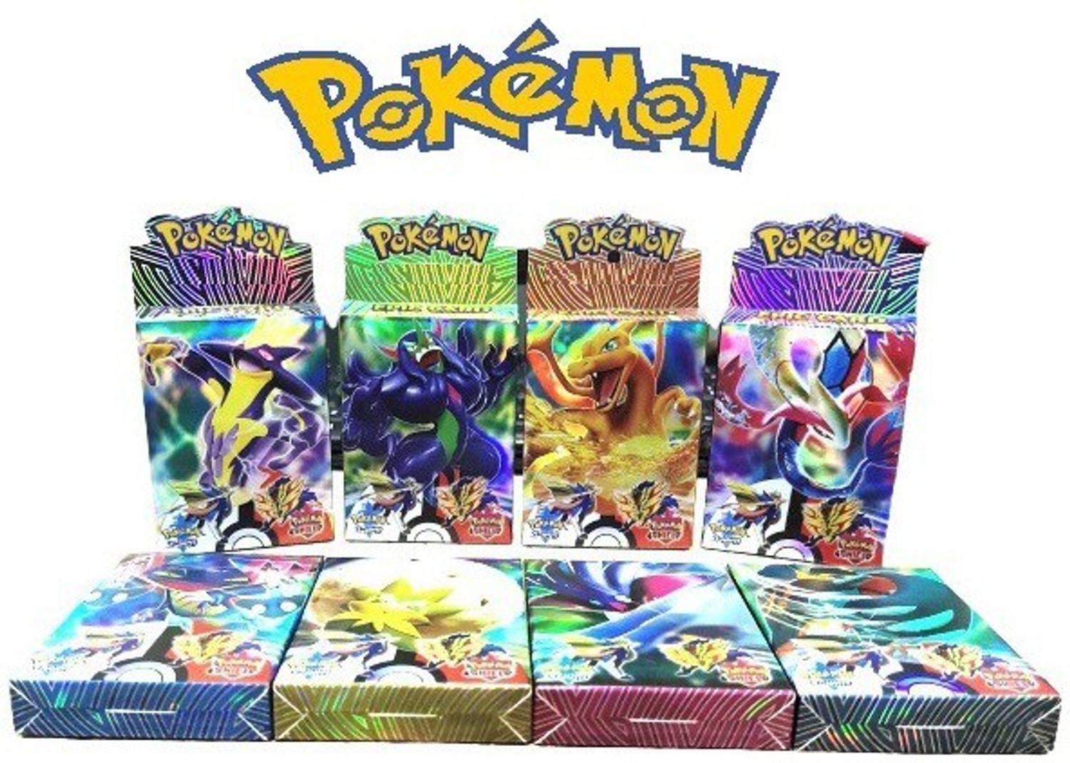 CrazyBuy Pokemon Shield & Sword Latest Edition Vmax basic Ex GX