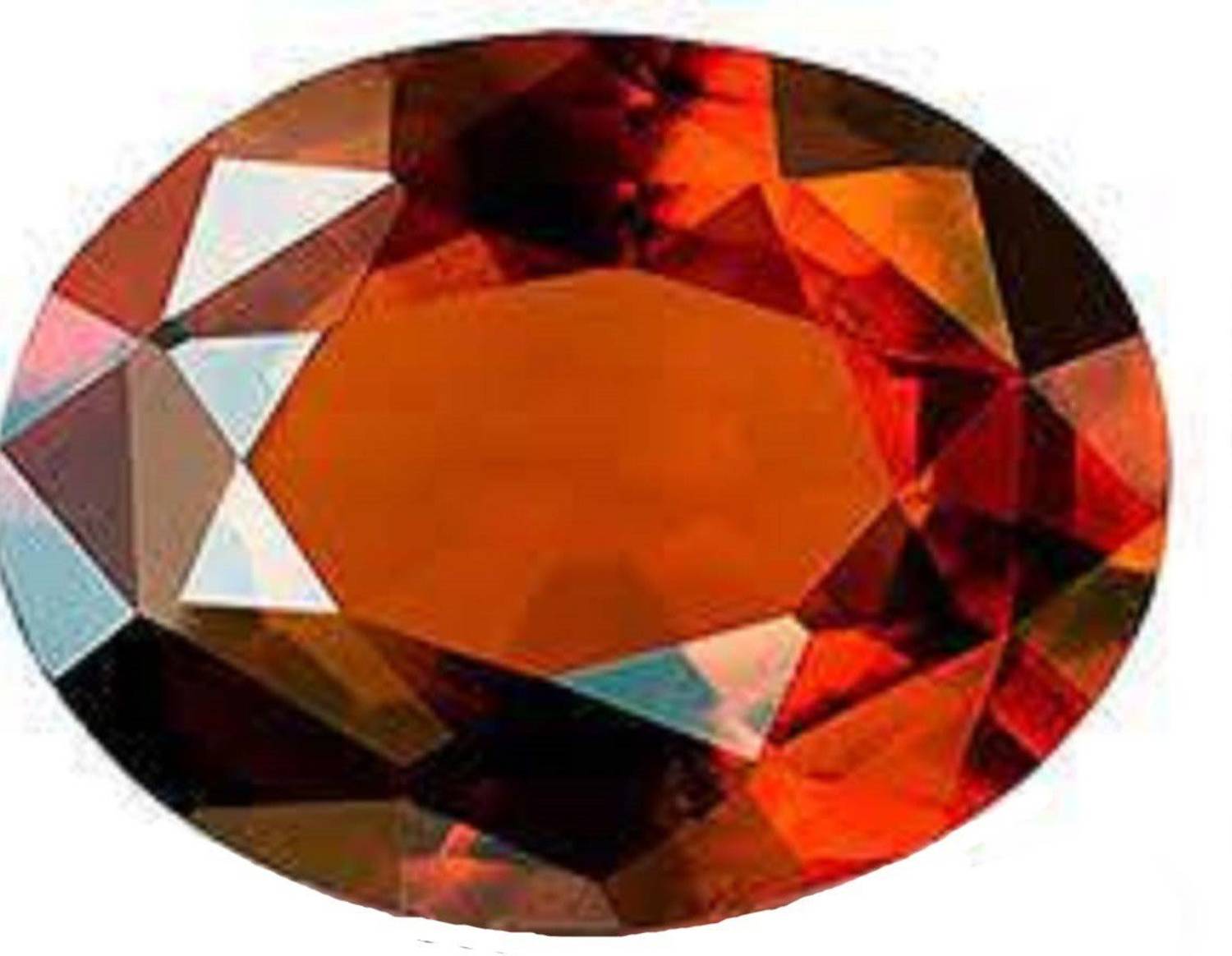 Ankit Collection HESSONITE (GOMED) 5.25 Ct. Garnet Stone Pendant