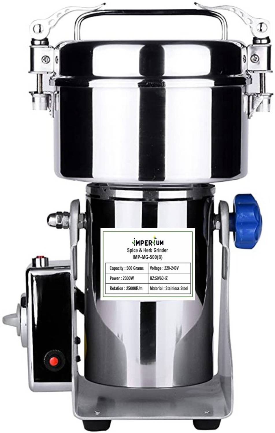 Imperium IV-MG-500G 2000 W Mixer Grinder (Stainless steel Spice G