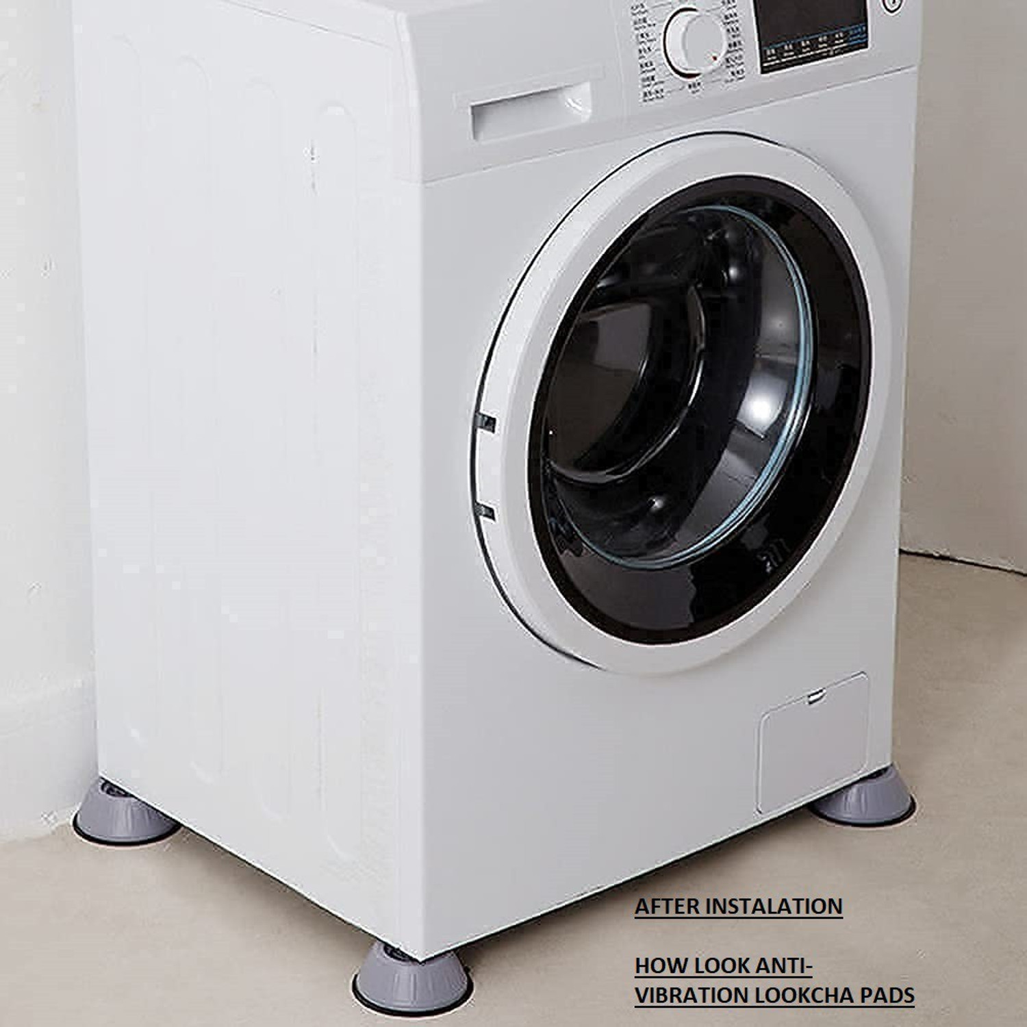 Image of LOOKCHA Washing Machine, Air Cooler, Refrigerator, Water Cooler Material Plastic (14 cm x 16 cm)