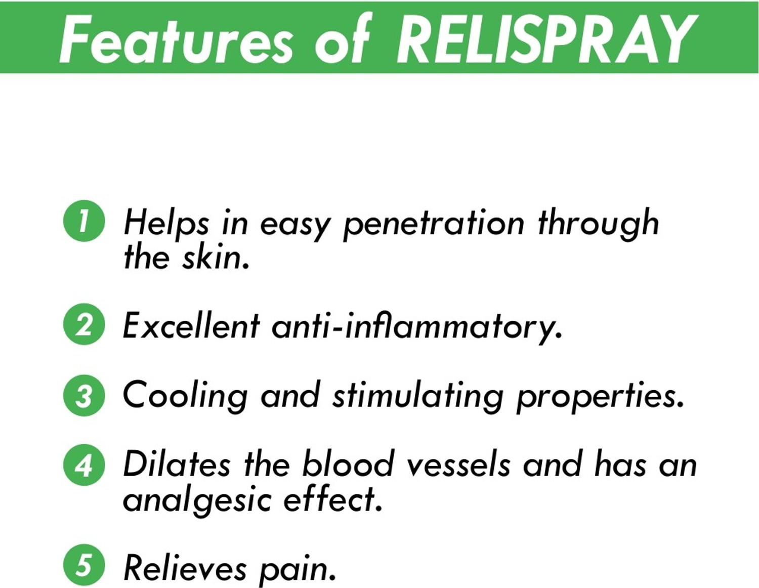 Image of Relispray Ayurvedic Instant Pain Relief | Effective for Joint & Muscle Pain | Spray