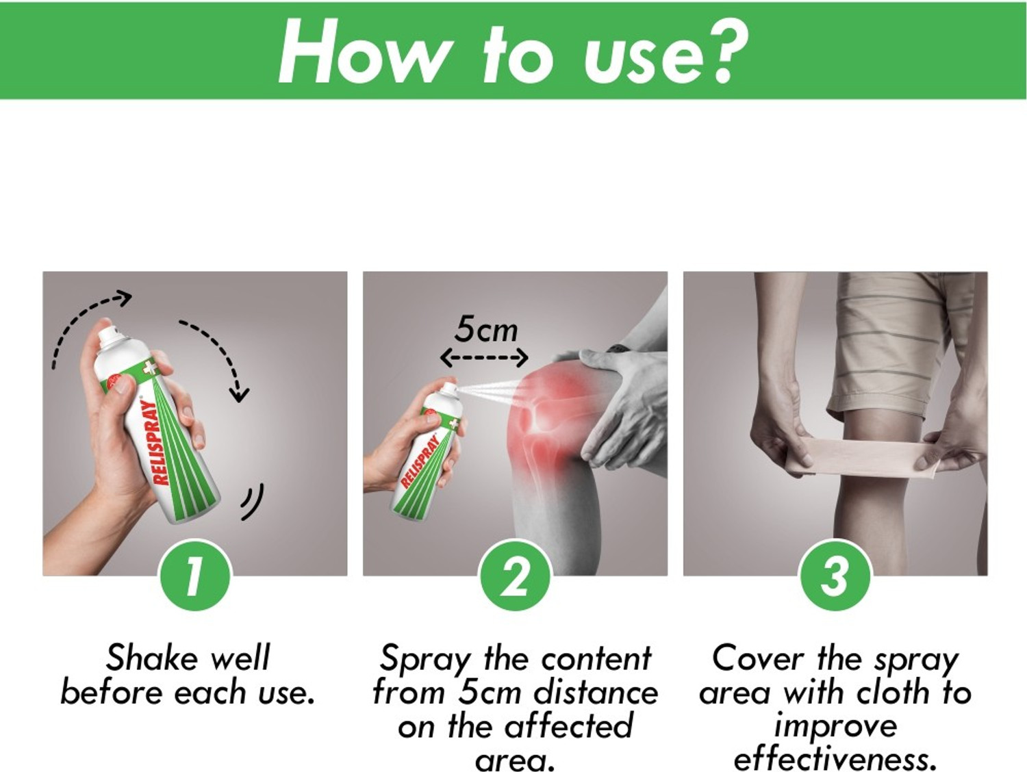 Image of Relispray Ayurvedic Instant Pain Relief | Effective for Joint & Muscle Pain | Spray